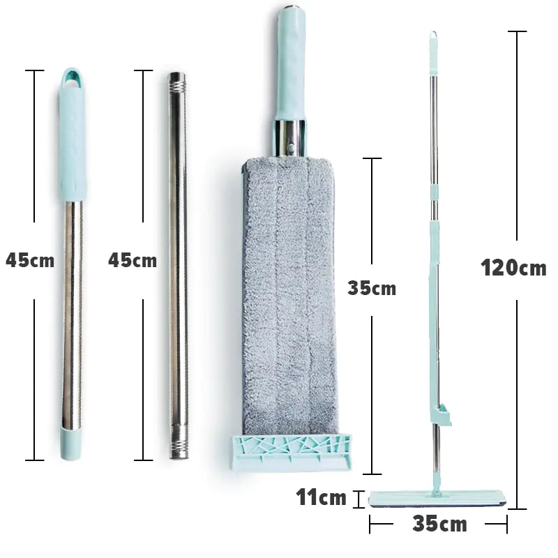 Hands-Free Microfiber Floor Mop