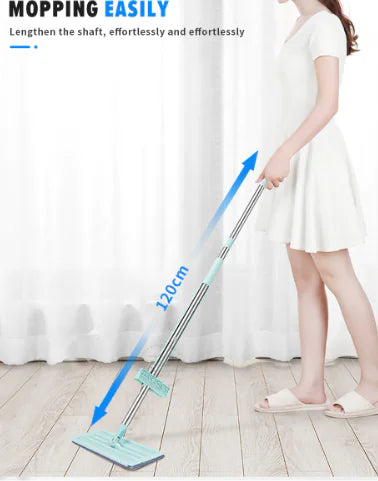 Hands-Free Microfiber Floor Mop