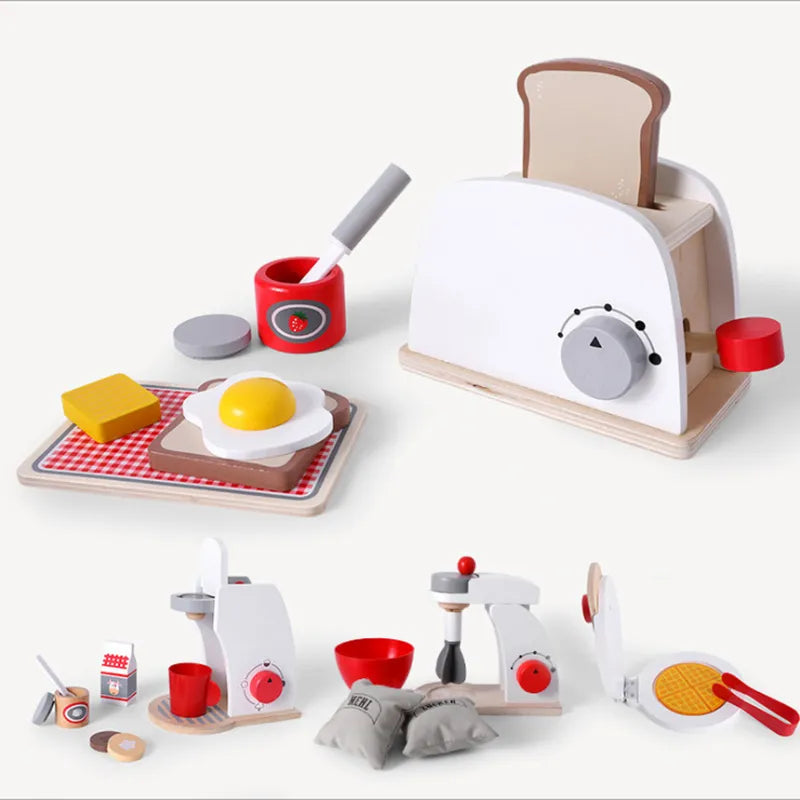 Imitation Game Wooden Kitchen Tools for Children Multivariant