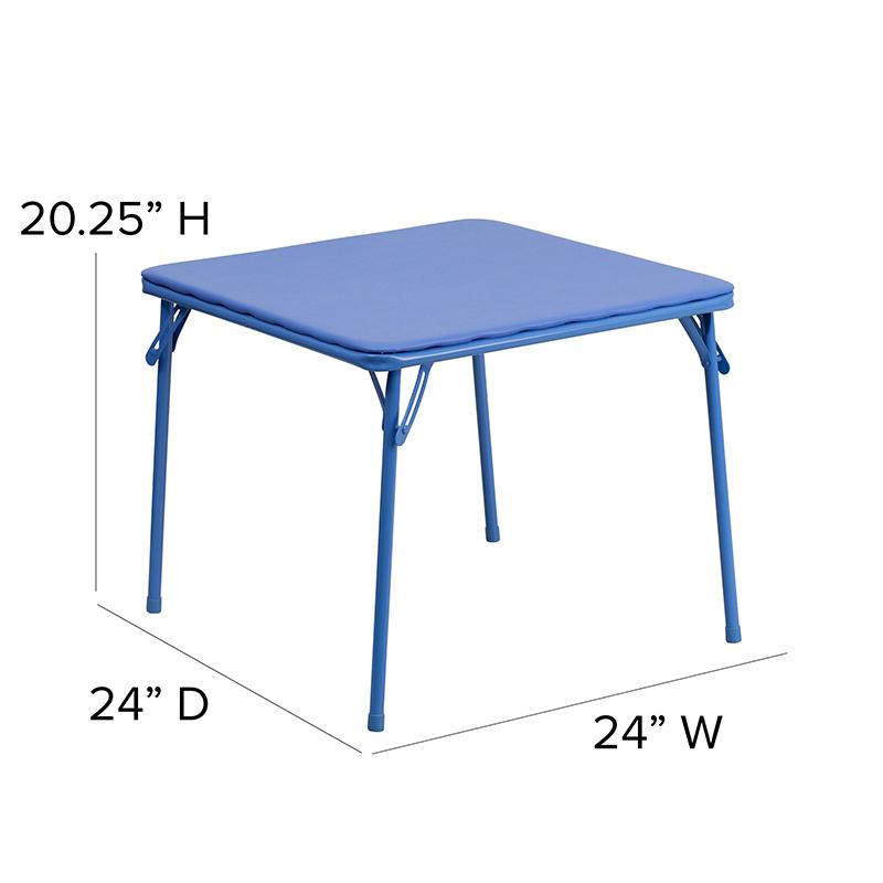 Colorful 5 Piece Folding Table and Chair Set