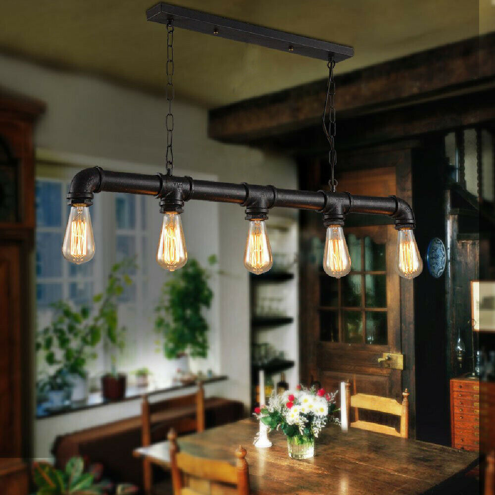 Industrial Vintage Water Pipe Steampunk Pendant Lights ~2368