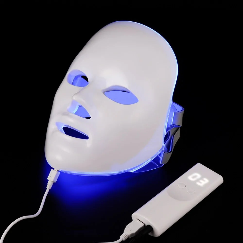 7 Colors LED Photon Therapy Facial Mask